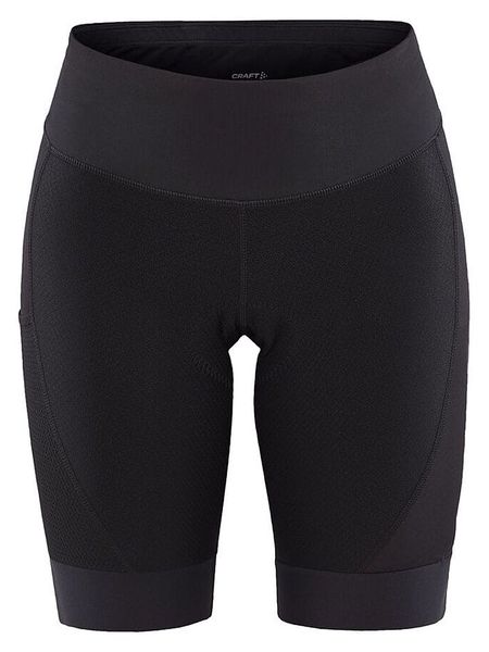 Craft Szorty kolarskie "ADV Gravel" w kolorze czarnym rozmiar: M. Czarne spodenki sportowe Craft, m, bez wzorów, z materiału, rowerowe. Za 293,45 zł.