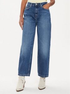 Tommy Hilfiger Jeansy WW0WW42191 Niebieski Relaxed Fit. Niebieskie jeansy TOMMY HILFIGER, bez wzorów, z bawełny. Za 419,99 zł.