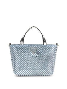 Guess Torebka 181093 Błękitny. Niebieskie torebki klasyczne Guess, z aplikacjami, bez dodatków. Za 589,99 zł.