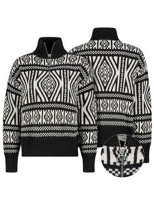 Eight2Nine Sweter w kolorze czarno-białym rozmiar: L. Czarne swetry oversize Eight2Nine, l, bez wzorów, z wełny, bez ramiączek. Za 127,05 zł.