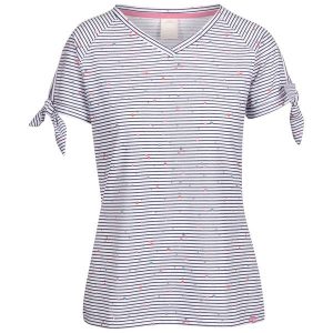 Top Damski Fernie W Paski Z Dekoltem W Szpic. Niebieskie bluzki Trespass, xl, bez wzorów, sportowe, bez kołnierzyka, bez ramiączek. Za 72,99 zł.