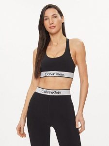 Calvin Klein Performance Biustonosz sportowy 00GWS4K170 Czarny. Czarne biustonosze sportowe Calvin Klein Performance, bez wzorów, z syntetyku. Za 259,99 zł.