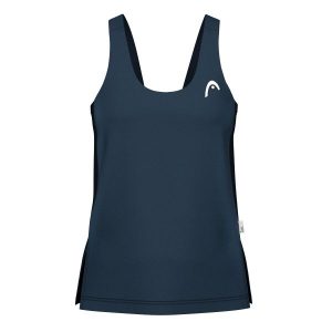 Damski tank top Head Spirit. Niebieskie topy Head, l, bez wzorów, sportowe, bez kołnierzyka, bez ramiączek. Za 184,00 zł.
