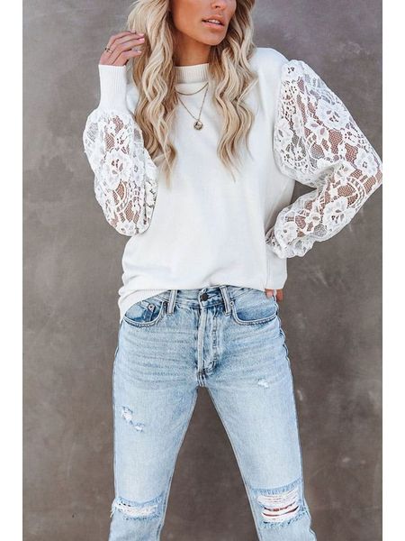 Milan Kiss Bluzka w kolorze białym rozmiar: S. Białe bluzki Milan Kiss, s, bez wzorów, z koronki, bez kołnierzyka, bez ramiączek. Za 130,99 zł.