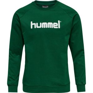 Bluza do piłki ręcznej damska Hummel Go Cotton Logo Sweatshirt Woman. Zielone bluzy Hummel, s, bez wzorów, bez kaptura. Za 181,50 zł.