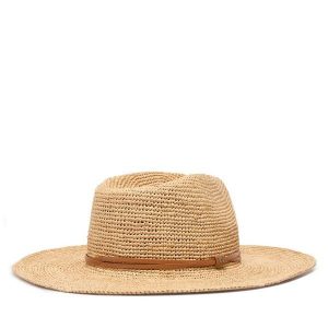 Kapelusz Weekend Max Mara. Brązowe kapelusze Weekend Max Mara, bez wzorów. Za 679,99 zł.