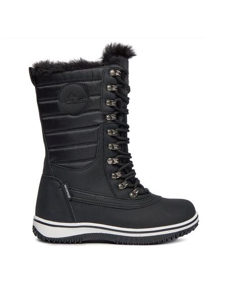 MOLS Śniegowce Drenu W Winterboot WP M204385 Czarny. Czarne buty zimowe MOLS, ze skóry, bez obcasa, bez zapięcia. Za 155,99 zł.