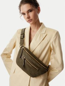 MICHAEL Michael Kors Nerka 30S6GTVM8L Brązowy. Brązowe nerki i saszetki MICHAEL Michael Kors, bez wzorów, z materiału. Za 1 239,00 zł.