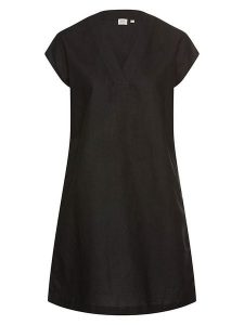 Camel Active Sukienka w kolorze czarnym rozmiar: S. Czarne sukienki Camel Active, na co dzień, s, bez wzorów, bez kołnierzyka, bez ramiączek, midi, proste. Za 173,99 zł.