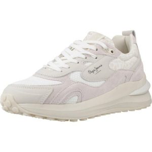 Buty PEPE JEANS WINSLOW ONE W Biały. Białe buty trekkingowe Pepe Jeans, z jeansu, bez zapięcia. Za 255,50 zł.