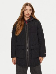 Champion Kurtka przejściowa 117573 Czarny Custom Fit. Czarne kurtki Champion, m, bez wzorów, z syntetyku, bez kaptura. Za 479,99 zł.