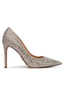 Steve Madden Szpilki Thrive-P SM11004879 Różowy. Czerwone szpilki Steve Madden, bez wzorów, z materiału, bez obcasa. Za 599,99 zł.
