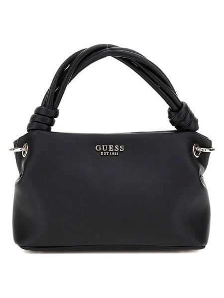 Guess Torebka w kolorze czarnym - 23 x 15 x 12 cm rozmiar: onesize. Czarne torebki klasyczne Guess, z aplikacjami, z materiału, przez ramię, bez dodatków. Za 448,99 zł.