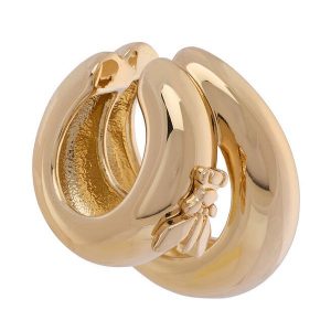 Nausznica Patrizia Pepe. Żółte kolczyki Patrizia Pepe, złote. Za 359,99 zł.