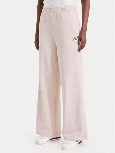 Lacoste Spodnie dresowe XF8392 Różowy jasny Regular Fit. Czerwone spodnie dresowe Lacoste, bez wzorów, z bawełny. Za 479,99 zł.