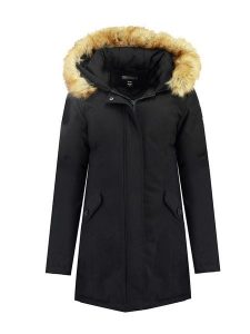 Geographical Norway Parka "Dinasty" w kolorze granatowym rozmiar: XXL. Niebieskie płaszcze Geographical Norway, xxl, bez wzorów, bez kaptura. Za 264,15 zł.