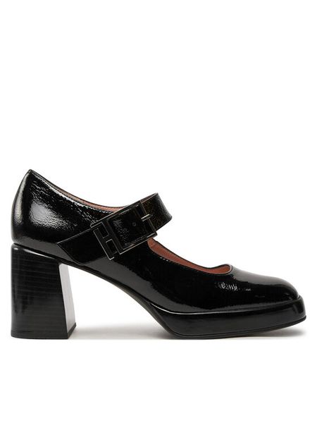 Hispanitas Czółenka Rio-I24 HI243659 Czarny. Czarne czółenka Hispanitas, bez wzorów, ze skóry, bez obcasa, bez zapięcia. Za 419,99 zł.