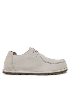 Birkenstock Półbuty Utti Lace 1029575 Écru. Półbuty Birkenstock, bez wzorów, ze skóry, bez obcasa, na płaskiej podeszwie, bez zapięcia. Za 499,99 zł.