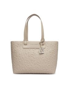 Armani Exchange Torebka XW001481 AF15774 U6208 Beżowy. Brązowe shopper bag Armani Exchange, bez wzorów, ze skóry, bez dodatków. Za 564,99 zł.