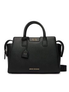 Armani Exchange Torebka XW002158 AF26570 UC001 Czarny. Czarne kuferki Armani Exchange, bez wzorów, ze skóry, bez dodatków. Za 704,99 zł.