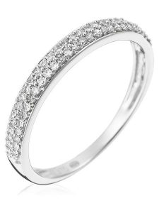 DIAMANTA Złoty pierścionek "Alliance Granite" z diamentami rozmiar: 52. Szare pierścionki DIAMANTA, z diamentem, złote. Za 1 405,67 zł.