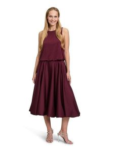 Vera Mont Top w kolorze bordowym rozmiar: 42. Czerwone topy Vera Mont, bez wzorów, bez kołnierzyka, bez ramiączek. Za 173,99 zł.