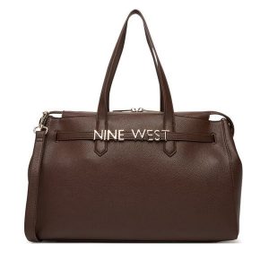 Torebka Nine West. Brązowe torebki klasyczne Nine West, bez wzorów, bez dodatków. Za 239,99 zł.