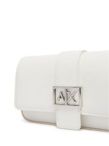Armani Exchange Torebka XW002567 AF12039 U0011 Biały. Białe listonoszki Armani Exchange, bez wzorów, ze skóry, bez dodatków. Za 439,99 zł.
