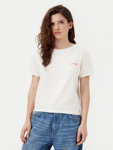 HUGO T-Shirt 50534300 Beżowy Regular Fit. Brązowe t-shirty Hugo, s, bez wzorów, z bawełny, bez kołnierzyka, bez ramiączek. Za 119,99 zł.