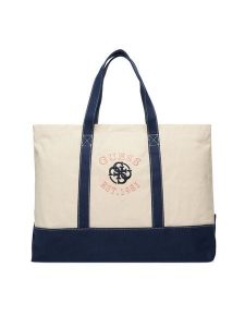 Guess Torebka V6RZ04 WL000 Beżowy. Brązowe shopper bag Guess, z aplikacjami, z materiału, bez dodatków. Za 299,99 zł.