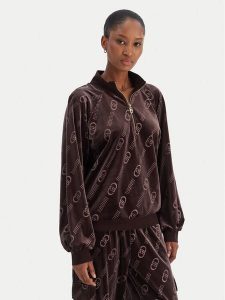 Liu Jo Sport Bluza TF5110 J4955 Brązowy Relaxed Fit. Brązowe spodnie dresowe Liu Jo Sport, s, bez wzorów, z dresówki. Za 459,99 zł.