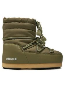 Moon Boot Śniegowce Evx Light Nylon 80D1470010 Khaki. Brązowe buty zimowe Moon Boot, z nylonu, bez obcasa, bez zapięcia. Za 679,99 zł.