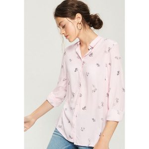 Wzorzysta koszula - Różowy. Koszule marki Sinsay. Za 39,99 zł.