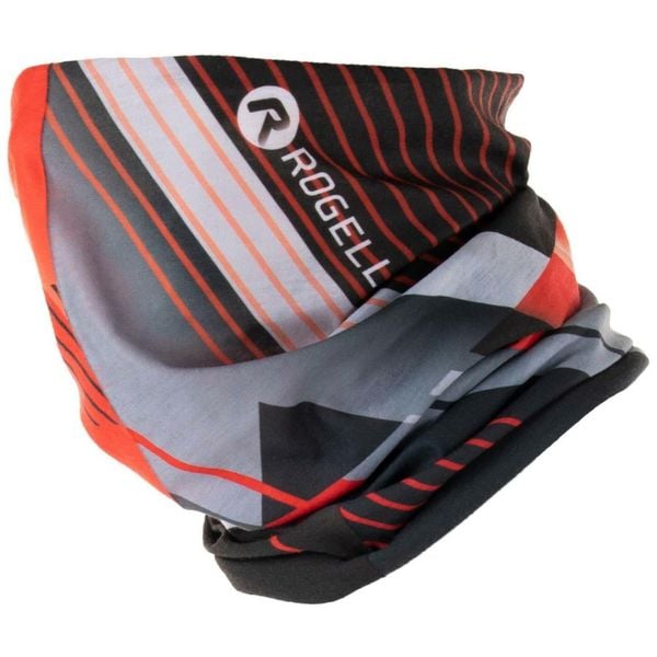 Multifunkcjonalny i bezszwowy komin sportowy Rogelli SCARF. Czerwone szaliki Rogelli, bez wzorów. W wyprzedaży za 25,00 zł.