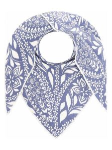 Zwillingsherz Chusta trójkątna w kolorze niebieskim - 200 x 130 cm rozmiar: onesize. Niebieskie apaszki i chusty Zwillingsherz, bez wzorów, z bawełny. Za 126,99 zł.