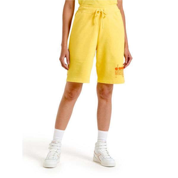Spodenki krótkie DIADORA BERMUDA MANIFESTO. Żółte szorty Diadora, bez wzorów. Za 89,99 zł.