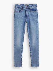 Levi´s Dżinsy - Skinny fit - w kolorze niebieskim rozmiar: W25/L28. Niebieskie jeansy z aplikacjami, z podwyższonym stanem. Za 153,71 zł.