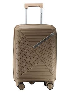 Geographical Norway Walizka "Simi" w kolorze khaki - 34 x 53 x 21 cm rozmiar: onesize. Brązowe walizki Geographical Norway, bez wzorów, z materiału. Za 130,99 zł.