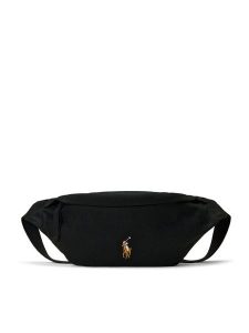 Polo Ralph Lauren Saszetka nerka 405967605003 Czarny. Czarne nerki i saszetki Polo Ralph Lauren, bez wzorów, z materiału. Za 379,99 zł.