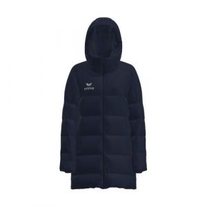 Damska długa kurtka Erima. Niebieskie kurtki Erima, bez wzorów, z puchu, bez kaptura. W wyprzedaży za 466,00 zł.