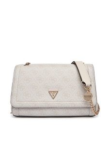 Guess Torebka Noelle II HWBG96 72210 Beżowy. Brązowe torebki klasyczne Guess, z aplikacjami, ze skóry, bez dodatków. Za 569,99 zł.