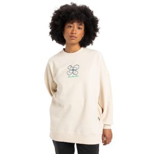 Bluza z okrągłym dekoltem dla Kobiety WORKWEAR Biały. Białe bluzy Quiksilver, m, bez wzorów, z bawełny, bez kaptura. Za 299,99 zł.