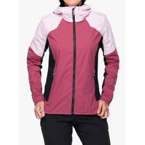 Kurtka przeciwdeszczowa damska CMP Veltrica. Czerwone kurtki CMP, bez wzorów, bez kaptura. Za 440,99 zł.