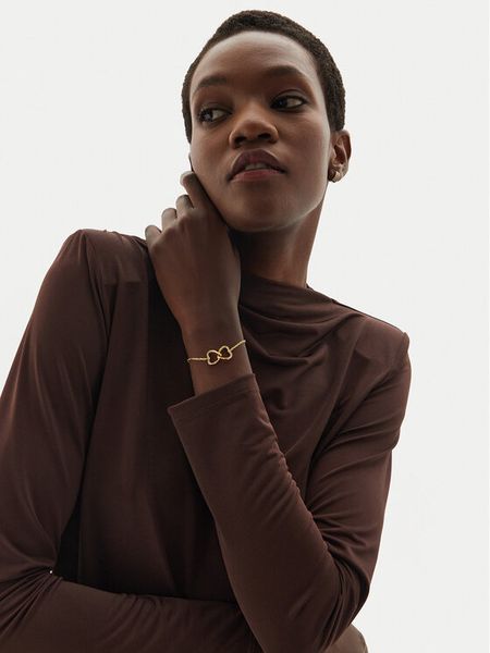 Guess Bransoletka JUBB0461 8JW Złoty. Żółte bransoletki Guess, ze stali. Za 219,99 zł.