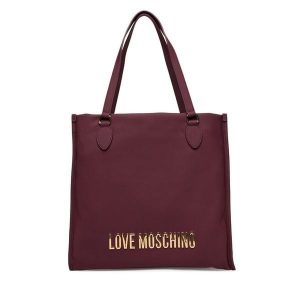 Torebka LOVE MOSCHINO. Czerwone torebki klasyczne LOVE MOSCHINO, bez wzorów, bez dodatków. Za 679,99 zł.