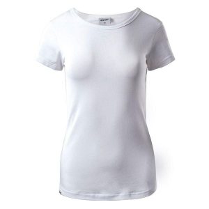 T-shirt Damski Lady Puro. Białe koszulki sportowe Hi-tec, bez wzorów, bez ramiączek. Za 51,99 zł.