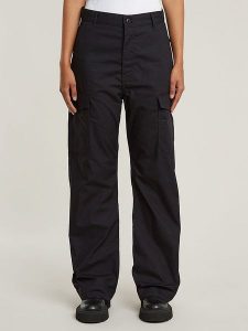 G-Star Bojówki w kolorze czarnym rozmiar: W31. Czarne spodnie z wysokim stanem G-Star, bez wzorów, z bawełny, z podwyższonym stanem. Za 217,99 zł.