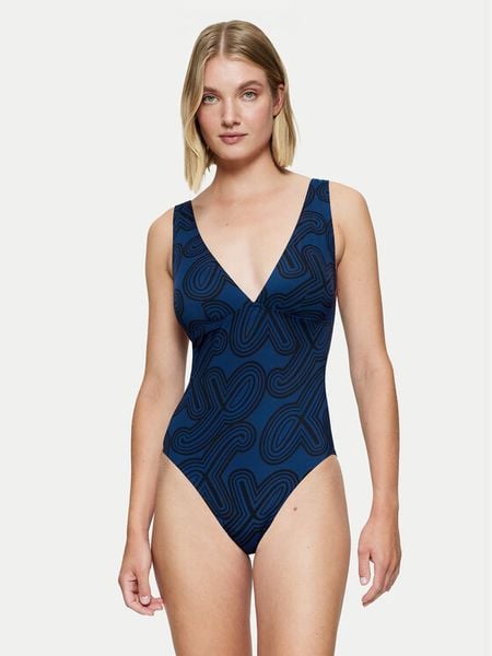 Triumph Strój kąpielowy Flex Smart Summer 10217813 Granatowy. Niebieskie stroje jednoczęściowe Triumph, bez wzorów, z syntetyku. Za 349,99 zł.