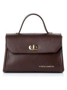 Vince Camuto Torebka "Gela" w kolorze brązowym - 20 x 12,5 x 8 cm rozmiar: onesize. Brązowe torebki klasyczne Vince Camuto, bez wzorów, z materiału, przez ramię, bez dodatków. Za 86,99 zł.