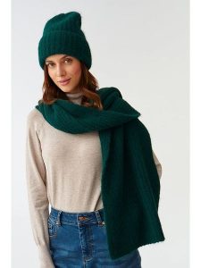 TATUUM Szal w kolorze zielonym - 175 x 36 cm rozmiar: onesize. Zielone szaliki Tatuum, bez wzorów, z tkaniny. Za 60,99 zł.